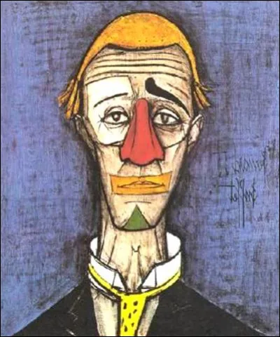 Cet artiste a peint toute une série de clowns :