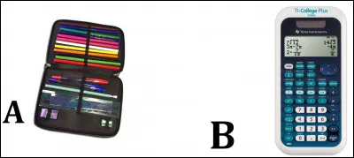 Habituellement utilisés par les écoliers, je possède ces deux outils. Lequel est électronique ?