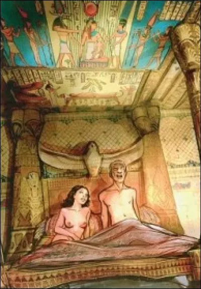 Sacrée santé ce général Romain avec sa maîtresse la reine d'Égypte beaucoup plus jeune que lui. Qui sont-ils ?