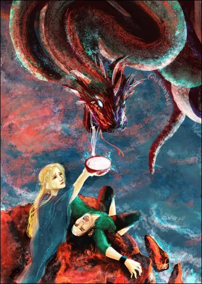 Sur quoi Loki est-il attaché ?