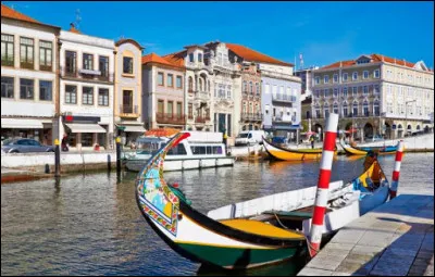 Ville portugaise, située en bordure d'une lagune, dans la plaine littorale, au sud de Porto :