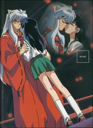 Dans quel film ou pisode Inuyasha et Kagome s'embrassent-ils ?