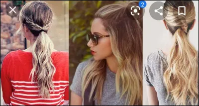 Comme coiffure, tu te fais :