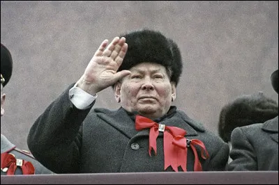 Cet homme politique soviétique a été l'un des derniers dirigeants de l'URSS : c'est ... Tchernenko.