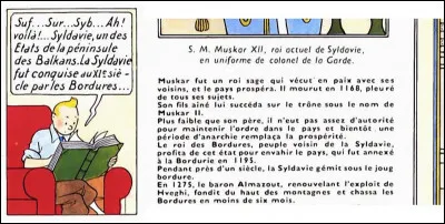 "Le Sceptre d'Ottokar" > Tintin se cultive en géopolitique : c'est très bien ! Mais a-t-il à sa disposition les bonnes sources ?