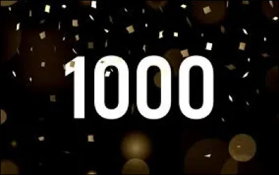 Combien font 1 000 ÷ 10 ?