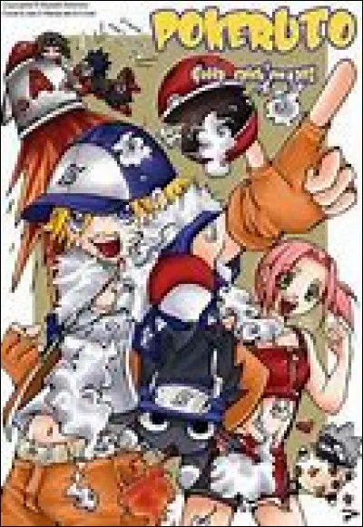 Quel célèbre manga est parodié par les personnages de Naruto ?