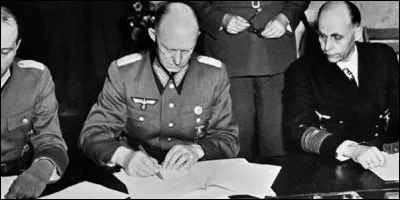 Il y a 75 ans, le 8 mai 1945, la capitulation allemande est signée à Berlin par Wilhelm Keitel ce qui met fin à la guerre en Europe. Par quel général la France était-elle représentée ?