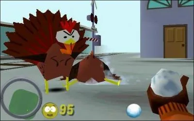 Il faut combattre des dindes dans l'apatation en jeu video de :