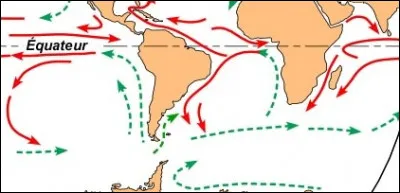 Quel courant océanique longe la côte pacifique de l'Amérique du Sud ?