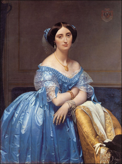Quel peintre français est l'auteur du tableau "Princesse Albertine de Broglie" ?