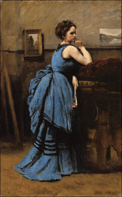 Qui a peint "La Dame en bleu" ?