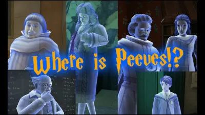 A Poudlard, de qui a peur Peeves ?