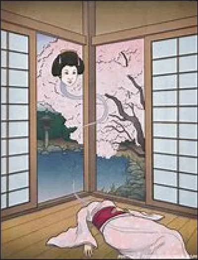 Le Nukekubi est un yōkai qui ne possède pas de cou (c'est le contraire de Rokurokubi qui a un long cou). Le soir, sa tête se détache de son corps (qui devient inerte) et va aspirer le sang des victimes ou les mordre jusqu'à la mort (comme les vampires). Il existe un moyen de détruire le yōkai, lequel ?