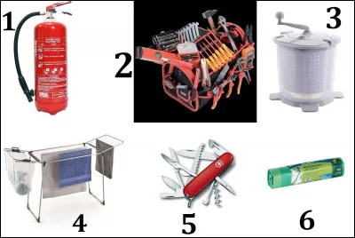 Ces différents matériels permettent d'affronter toutes les situations ou presque... Quelle image représente une machine à laver manuelle ?