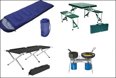 Ceux-ci s'utilisent principalement en camping. Nommez-les !