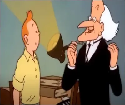 Le savant propose une friandise à Tintin. De quelle friandise s'agit-il  ?