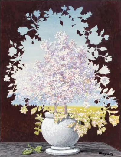 Il a nommé sa toile "L'Éclair" :