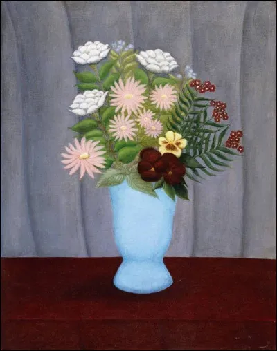 Qui est le peintre des "Fleurs de jardin" ?