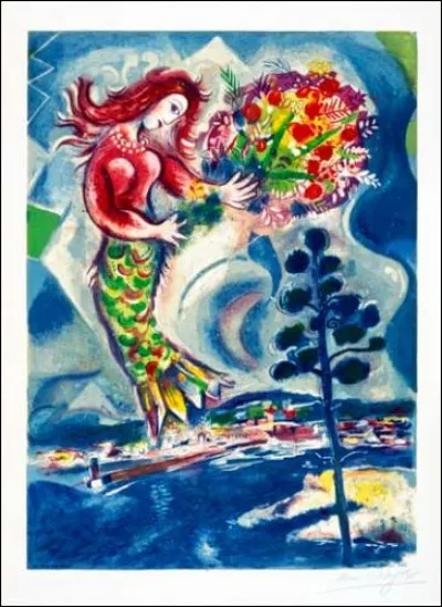 Son uvre se nomme "Sirène au pin" :