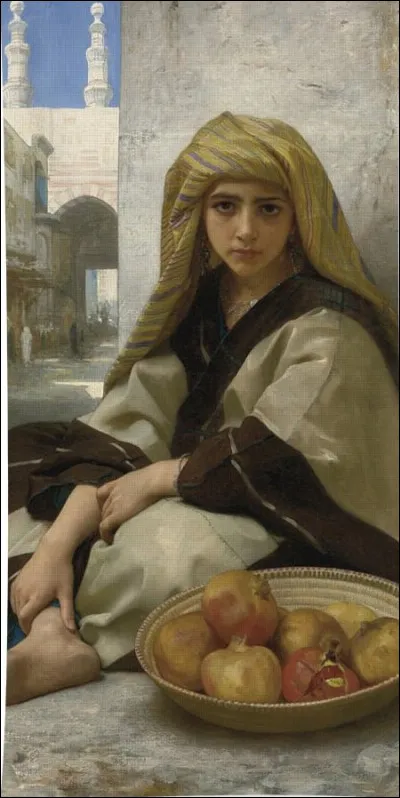 Qui a peint "Marchande de grenades" ?