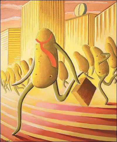 On y met son pied au bout du voyage, son genou par faiblesse et son ventre par précipitation. Elle est ?