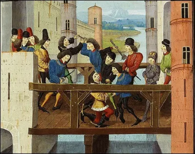 Quel événement s'est produit le 10 septembre 1419 sur le pont de Montereau qui va donner lieu a la guerre des Armagnacs contre les Bourguignons ?