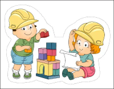 Les enfants de 4 à 8 ans ont beaucoup d'imagination et aiment les jeux de rôles :