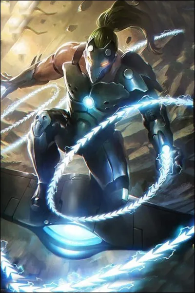 Il s'appelle Marco Scarlotti, il possède deux fouets qu'il contrôle cybernétiquement, il a été tué par son armure devenue consciente. Qui est-il ?