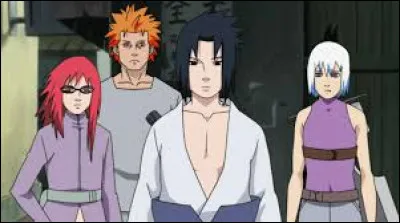 Comment s'appelle au début le groupe formé de Sasuke, Suigetsu, Juugo et Karin