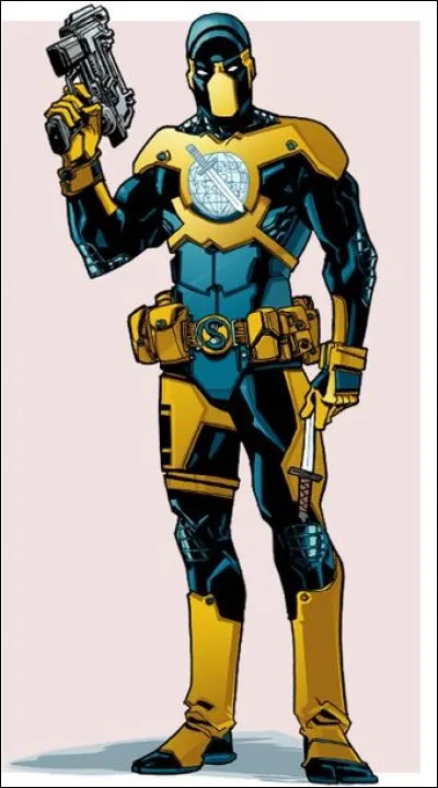 Il peut contrôler un hoverjet grâce à une télécommande, il se nomme Nathan Lemon, il a été tué par Sinclair Abbott qui a repris son costume. Qui est-il ?