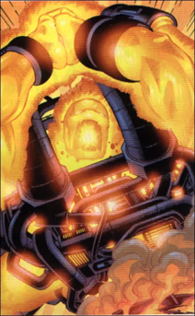 Il se nomme Richard Dennison, il est un terroriste anti-capitaliste qui a été soumis à une mutation par un groupe appelé Flaming Sword, il peut projeter sa chaleur en rayon capable de brûler tout matériau. Qui est-il ?