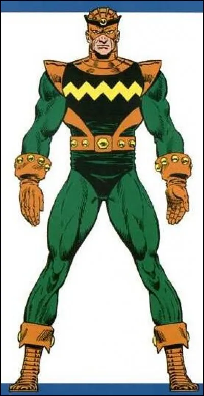 Il s'appelle Arthur Parks, il a fait partie des Maîtres du Mal pendant un temps, il peut absorber continuellement la lumière et la canaliser sous la forme de lasers destructeurs. Qui est-il ?