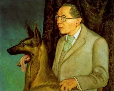 Qui a fait le portrait de Hugo Erfurth avec son chien ?