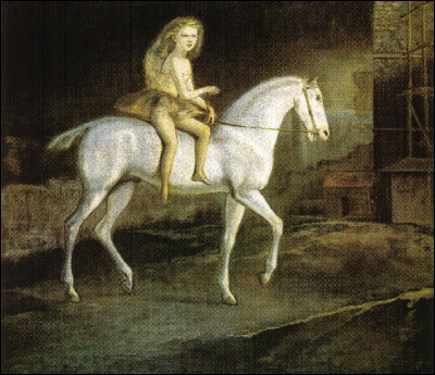 Qui a peint "L'Écuyère sur son cheval blanc" ?