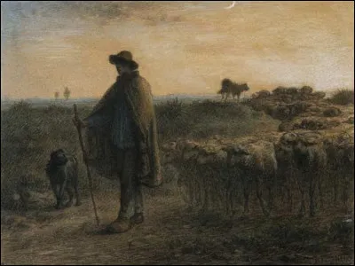Qui a peint "Le Rassemblement du troupeau" ?