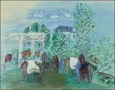 Qui a peint "Paddock à Pont L'Évêque" ?