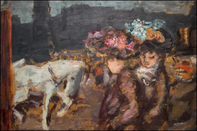 Qui est le peintre de "Chevaux et filles au bois" ?