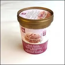 Quelle cuisine ralise une glace pour le dessert  partir de haricots rouges ?