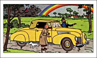 Eh oui ! Comme sur les 2 CV, il suffit de s'empresser de mettre la capote pour que la pluie s'arrête : mais n'y a-t-il pas autre chose de dérangeant ?