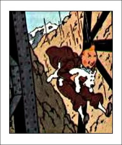 Voici une nouvelle fois nos héros dans de véritables acrobaties (à ne pas tenter de réaliser chez vous, toutefois !). Mais il y a quelque chose de bizarre, non ?