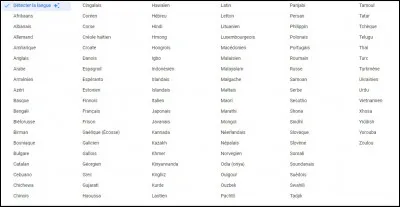 Enfin, je ne parle pas toutes les langues de la Terre. Il me faut donc...