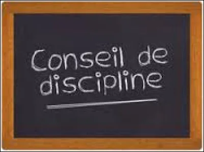 Quand un élève est convoqué dans un conseil de discipline, que cela signifie-t-il ?