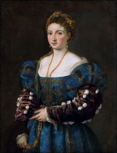 Quel peintre italien du XVIIe a réalisé le tableau "La Belle" ?