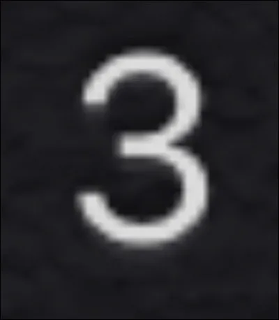 Comment dit-on "trois" en anglais ?