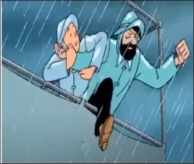 Quel juron le capitaine ne profère-t-il pas après cette collision  ?