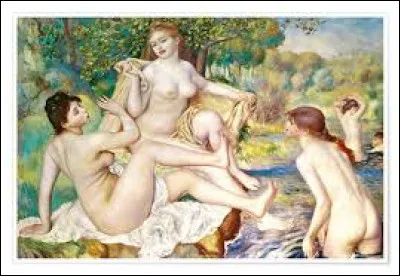 Qui a peint ce tableau intitulé "Les Grandes Baigneuses" ?