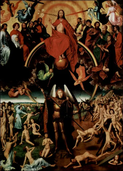 Le peintre allemand auteur de ce "Jugement dernier" peint vers 1467 / 1471, c'est ... Memling.