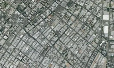 Comment appelle-t-on le plan des rues des villes nord-américaines ?