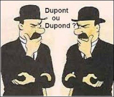 Du comme Dupondt : Hergé en créant Dupont et Dupond s'est-il inspiré de personnages réels ?